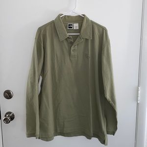 Vintage North Face Long Sleeve Polo